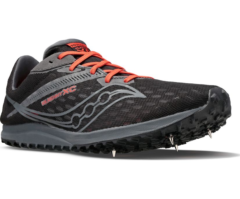 Women's Saucony Kilkenny Xc9 Spike Running Shoes Black / Grey | Singapore 162YXFU